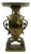19th Century Meiji Japanese Bronze Ikebana Vase: Mixed Metals Usubata For Sale