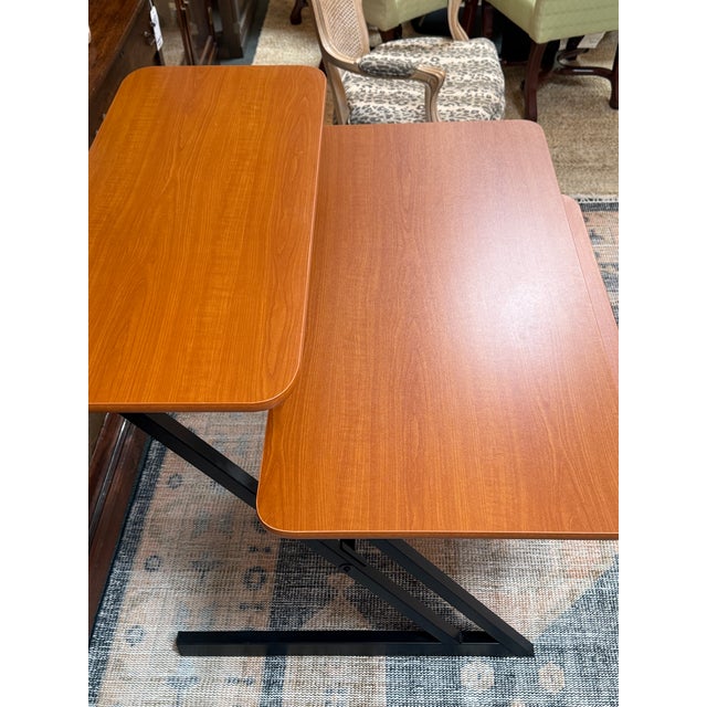 2010s Quik Lok Studio Triple-Shelf Workstation Desk For Sale - Image 5 of 17