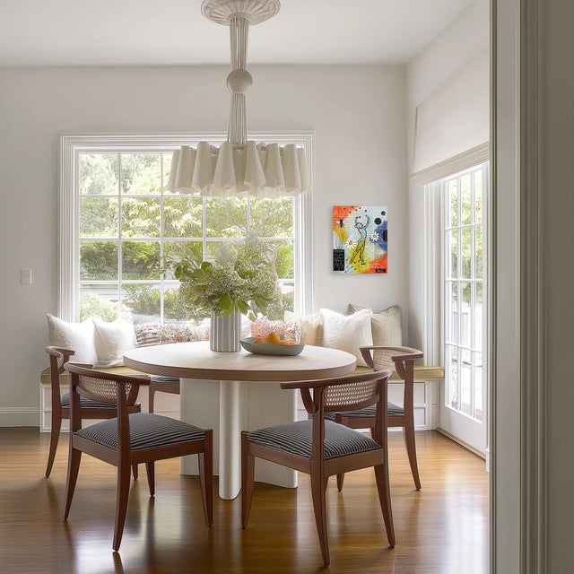 Textile The Leap - Abstract Modern Figurative Mixed Media Original Artwork by Soren Grau For Sale - Image 7 of 9