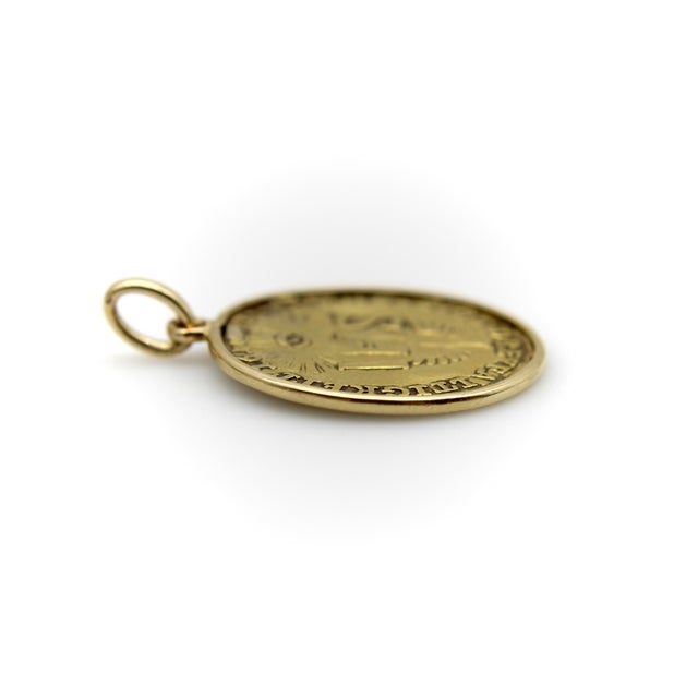 23.6k Gold 1616 German Sophia Ducat Coin Pendant For Sale In Los Angeles - Image 6 of 10