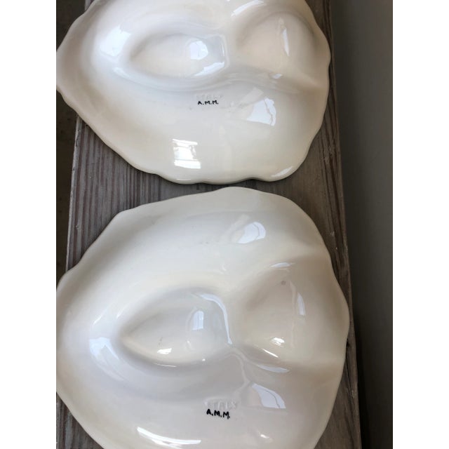 Mid Century Italian Artichoke Plates-a Pair For Sale - Image 9 of 10