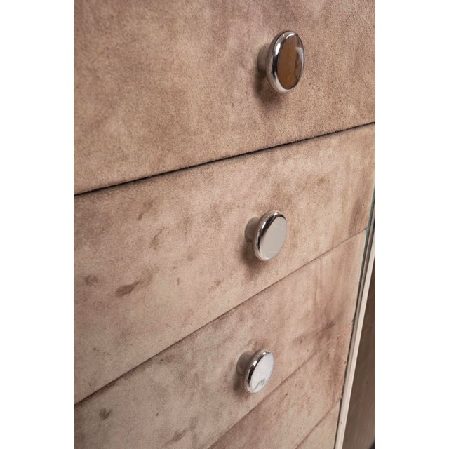 Glass Marble and Leather Tucroma Sideboard by Guido Faleschini for i4 Mariani, 1970 For Sale - Image 7 of 18