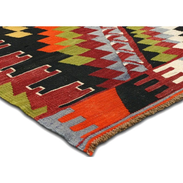 Traditional 1950s Turkish Kilim Rug For Sale - Image 3 of 6