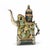 Green Large Teapot with Faces and Elephant Spout is a whimsical celebration of storytelling through ceramics, transforming...