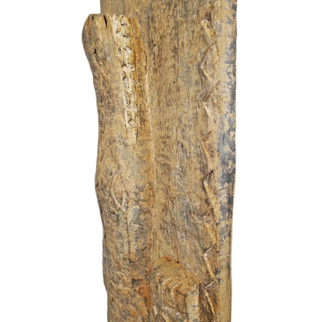 Wood Antique Dogon Alligator Wood Panel For Sale - Image 7 of 10