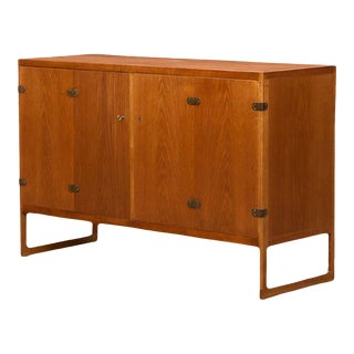 1950s Danish Modern Oak Sideboard Model Bm-57 by Børge Mogensen For Sale