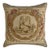 18th Century French Aubusson Figural Tapestry Pillow With Floral Medallion For Sale
