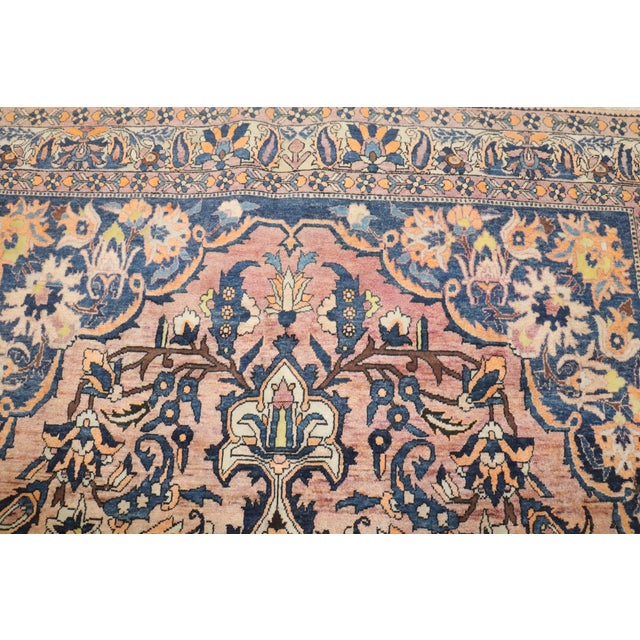 Vintage Zabihi Collection Persian Bakhtiari Rug For Sale - Image 10 of 12