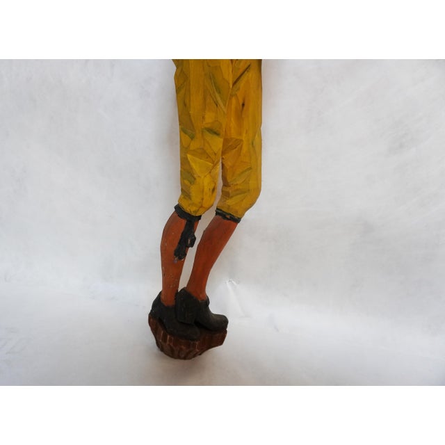 Swedish Allmoge Carved Folk Console Circa 1820 For Sale - Image 9 of 16