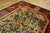 Textile 1920s Tan Camel Floral Antique Chinese Art Deco Rug 8' 9" X 11' 6" Handknotted Wool Carpet For Sale - Image 7 of 11