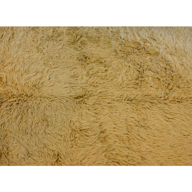 Mid-Century Modern Vintage Mid Century Grecian Flokati Rug For Sale - Image 3 of 10