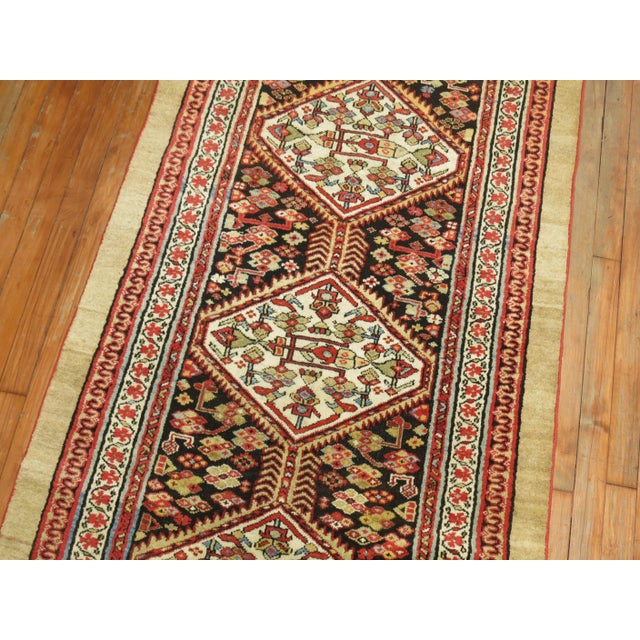 Persian Early 20th Century Antique Tribal Persian Serab Traditional Runner For Sale - Image 3 of 6