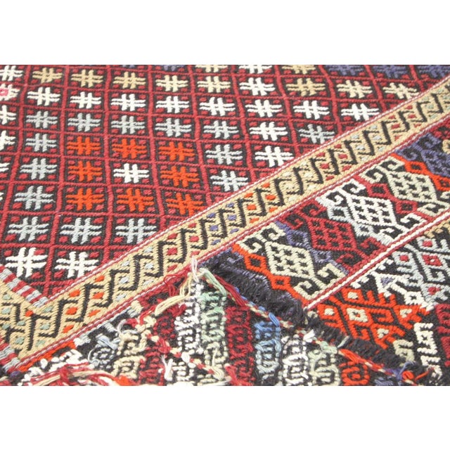 1950s Turkish Kilim For Sale - Image 4 of 6