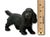 Vintage 1930s Smaller Size Hubley Mfg. Co. Cast Iron Cocker Spaniel Dog Doorstop in Rare All Black Paint For Sale - Image 17 of 18