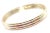 Gold 1980s Van Cleef & Arpels Yellow & White Gold Cuff Bangle Bracelet For Sale - Image 8 of 12
