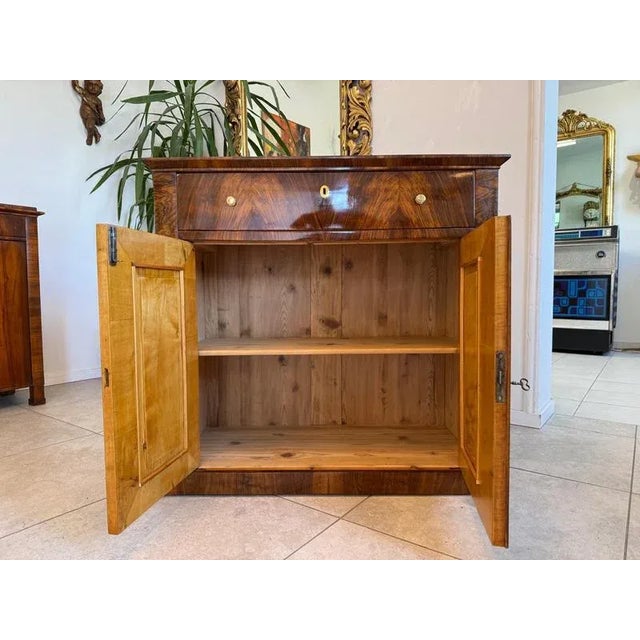 Biedermeier Buffet in Walnut For Sale - Image 11 of 16