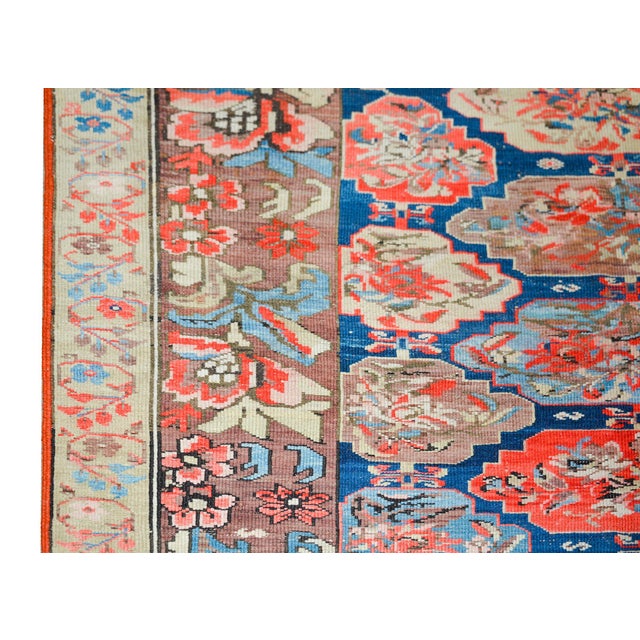 Red Early 20th Century Persian Karabak Rug For Sale - Image 8 of 12