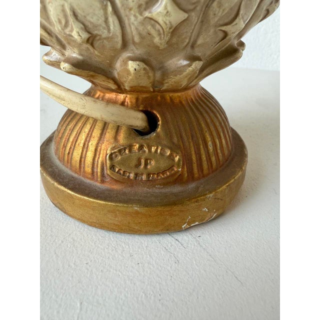 Terracotta Pineapple Lamp Base, 1950s For Sale - Image 15 of 18