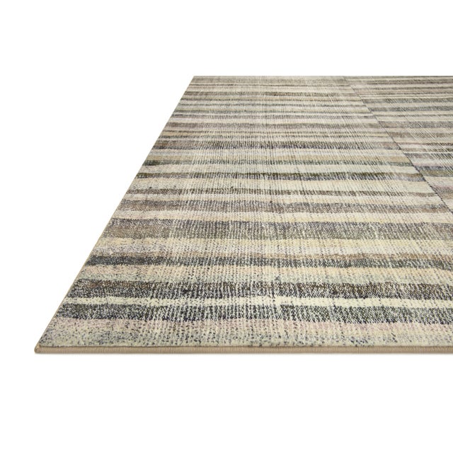 Contemporary Chris Loves Julia x LoloiHumphrey Natural / Moss 7'-3" x 9'-3" Area Rug For Sale - Image 3 of 9