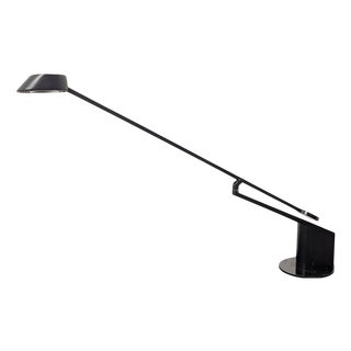 Black Office Lamp by R. Bonetto for Guzzini, 1980s For Sale