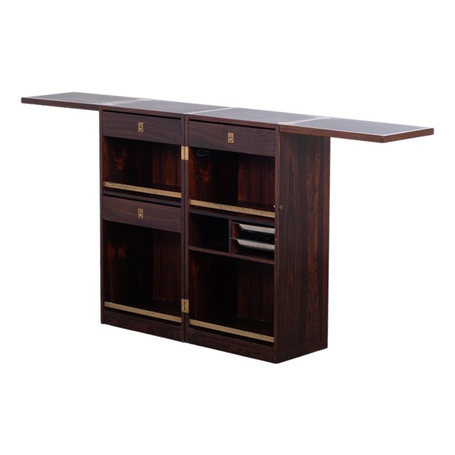 Danish Captains Bar by Reno Wahl Iversen for Dyrlund, 1960s For Sale