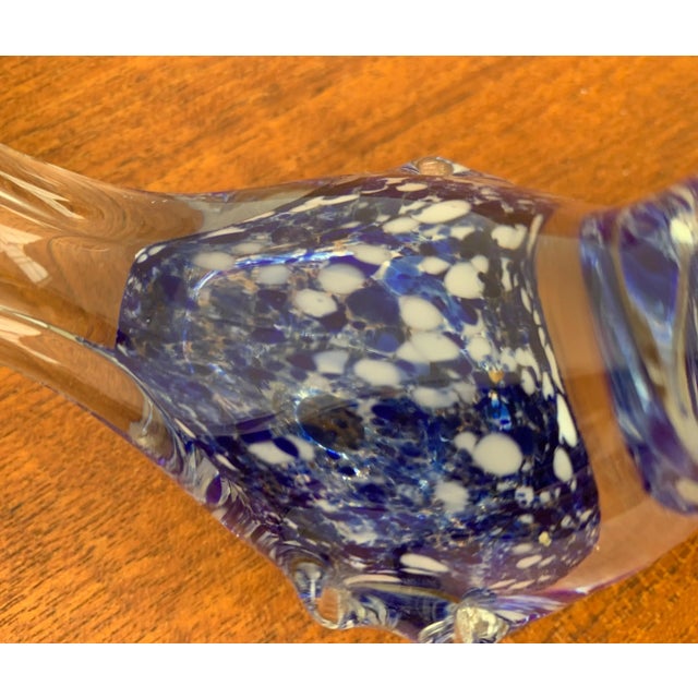 Vintage Glass Bird Sculptures, Set of 2 For Sale - Image 9 of 18