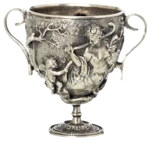 Silver Cup, Naples, Italy, Early 20th Century