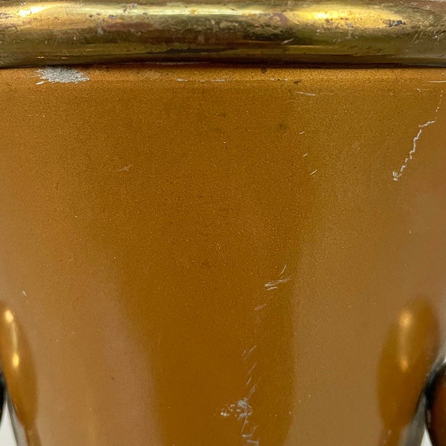 Mid-Century Modern Floor-Standing Ashtray in Brass, Italy, 1950s For Sale - Image 15 of 18