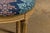 French Neoclassical Style 1920s Painted Stool with Carved Apron and Fluted Legs For Sale - Image 4 of 12