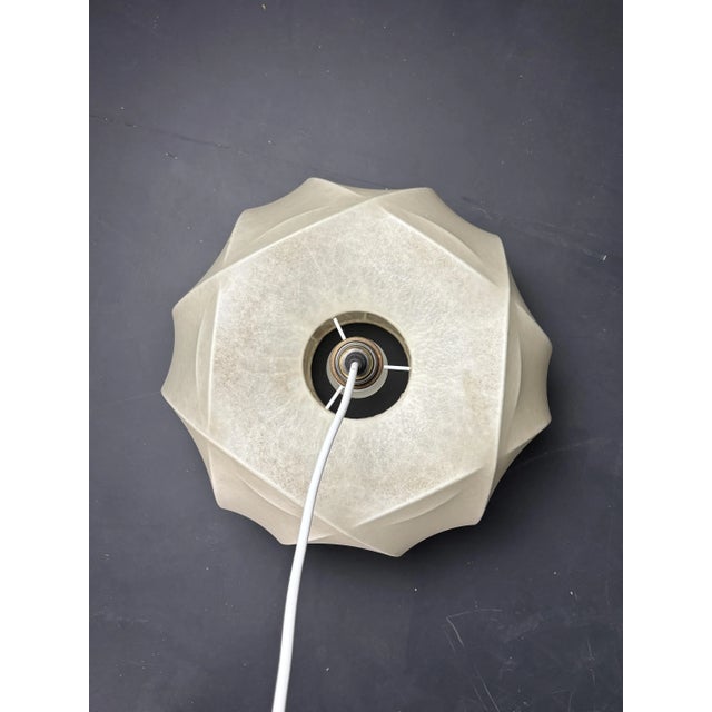 1970s Midcentury Space Age Cocoon Hanging Pendant Ceiling Lamp, 1960s from Goldkant Leuchten For Sale - Image 5 of 17