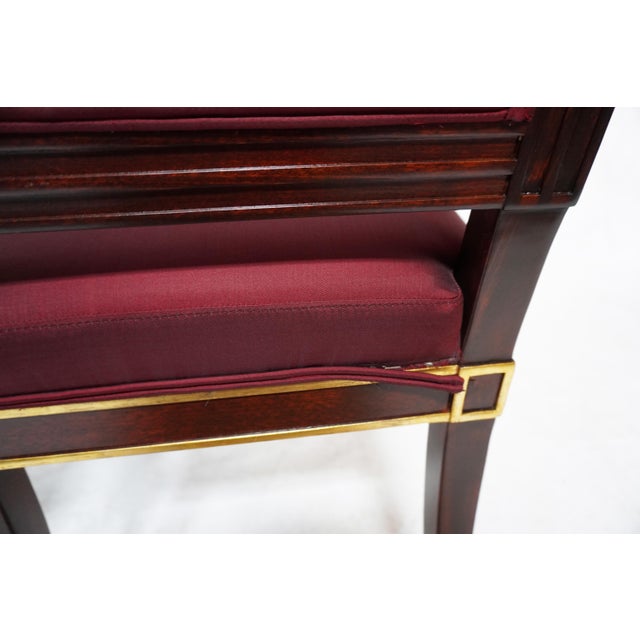 Set of Four Mid 20th Century Empire Style Chairs by William Switzer For Sale - Image 17 of 18