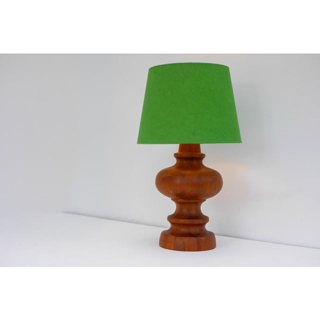 Mid-Century Modern Scandinavian Oak Table Lamp from Möllers For Sale - Image 11 of 15
