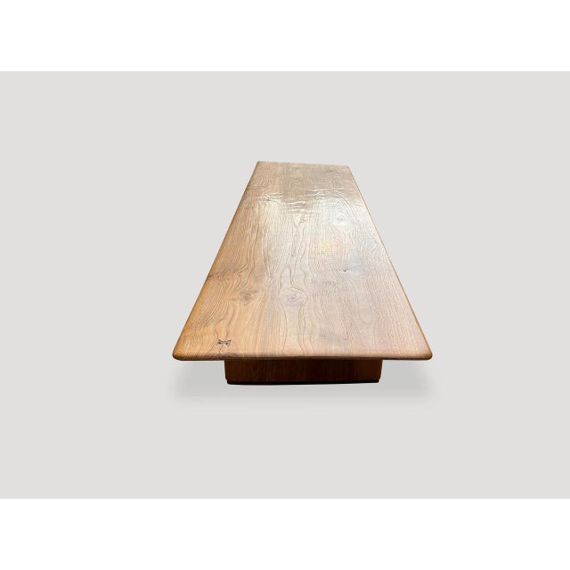 Andrianna Shamaris Midcentury Style Couture Teak Wood Coffee Table For Sale - Image 13 of 18