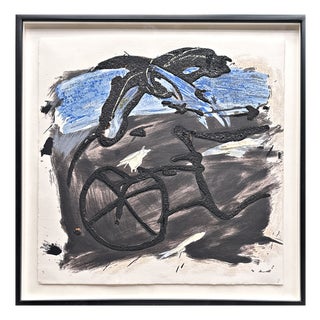 Emil Schumacher, Original Terragraph from the Book of Genesis, 1998, No. 2 For Sale