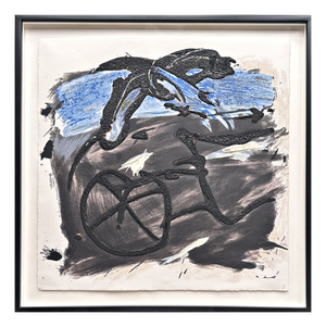 Emil Schumacher, Original Terragraph from the Book of Genesis, 1998, No. 2