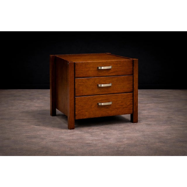 1960s Side Table With Drawers in Rosewood, Jorge Zalszupin, 1960’s For Sale - Image 5 of 9