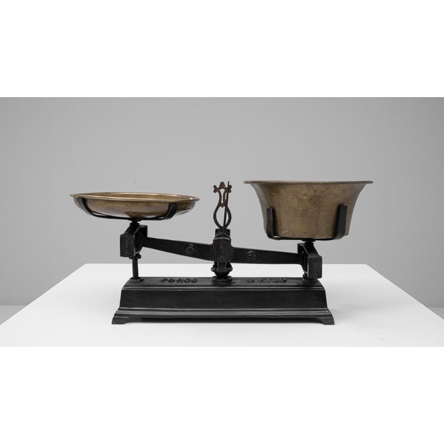 19th Century French Iron & Brass Scale For Sale - Image 14 of 18