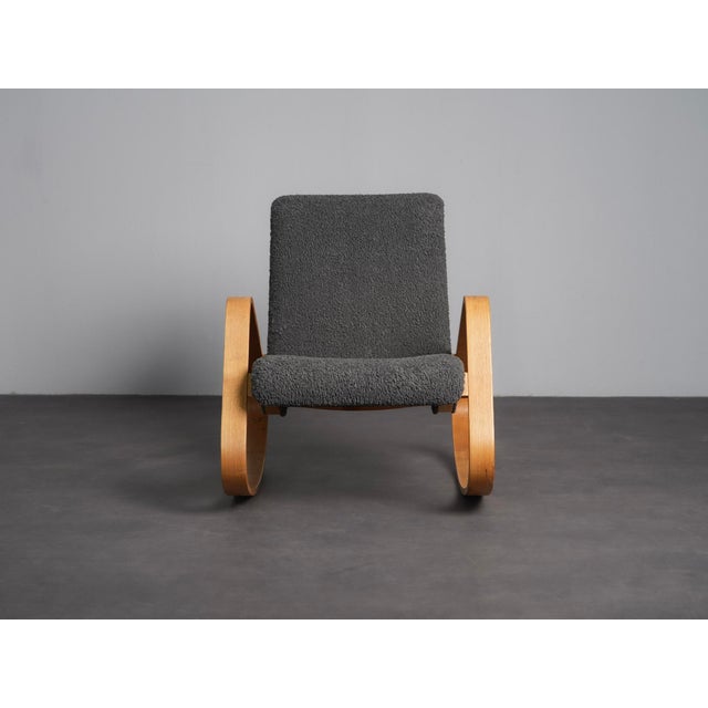 Mid-Century Modern Dondolo Bentwood Rocking Chair by Luigi Crassevig for Crassevig, Italy, 1970s For Sale - Image 3 of 11
