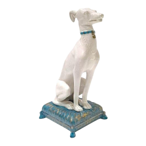 Vintage Italian Ceramic Whippet Figurine