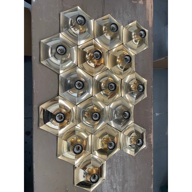 Metal Cloe Mod. 508 Wall Lights from Fosnova, 1970s, Set of 16 For Sale - Image 7 of 8