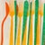1970s "Dining In" Rudi Gernriech Cloth Dinner Napkins - Set of 7 For Sale In Palm Springs - Image 6 of 9
