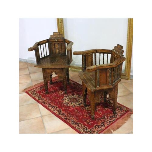 Early 1900s Armchairs, Set of 2 For Sale - Image 4 of 13