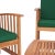 Brown Rocklin 4 Piece Outdoor Set - Natural/Green For Sale - Image 8 of 11