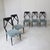1950s Chairs attributed to Vittorio Dassi for Dassi Mobili Moderni, 1950s, Set of 5 For Sale - Image 5 of 11