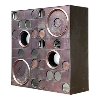 Vintage Lightolier Brutalist Block Light Box For Sale