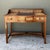 Vintage Woven Rattan and Teak Desk For Sale - Image 4 of 12