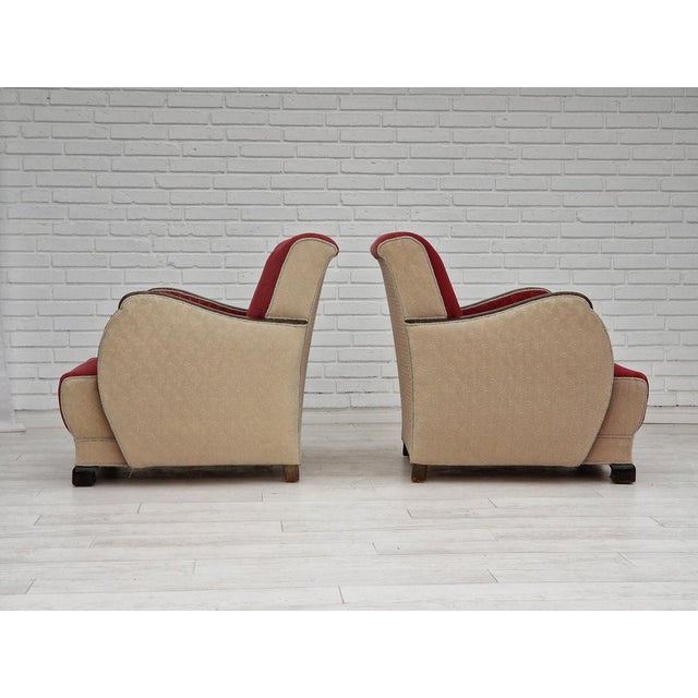 Set of Art Deco Scandinavian Chairs, 1950s For Sale - Image 11 of 18