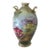 Nippon Porcelain Vase Hand Painted Side Handles For Sale