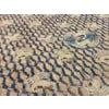 Textile 1900s Blue Navy Geometric Birds Chinese Rug 11'6'' X 14'6'' Handknotted Wool Carpet For Sale - Image 7 of 7