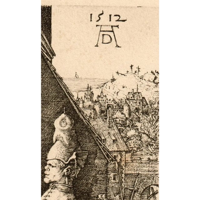 Albrecht Dürer (After) | "Pilate Washing His Hands" Engraving (1512) - Antique Print For Sale In Reno/Lake Tahoe - Image 6 of 8
